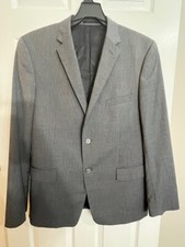 Versace Blazer Size 54 EU / 44 US Collection Men  s Pinstripe - Gray Wool Blend