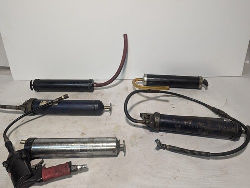 Lot of 5 Assorted Grease Guns - Free Shipping