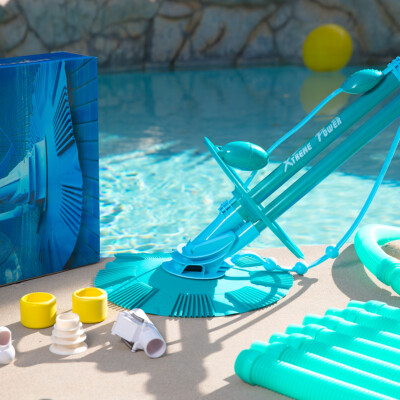 30' ft Automatic Pool Cleaner Suction Swimming Pool Vacuum Climb Wall Hose Set