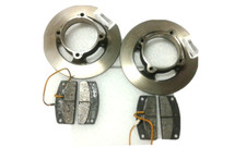 AIXAM KIT 2 DISCO FRENO PASTIGLIE ANT. 400 721 741 SCOUTY MINAUTO 170mm 6G028