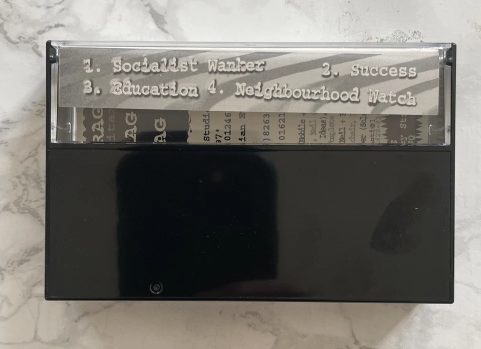 Black rag - no frills rare punk / hardcore cassette tape original EX / EX  - Imagen 4 de 4