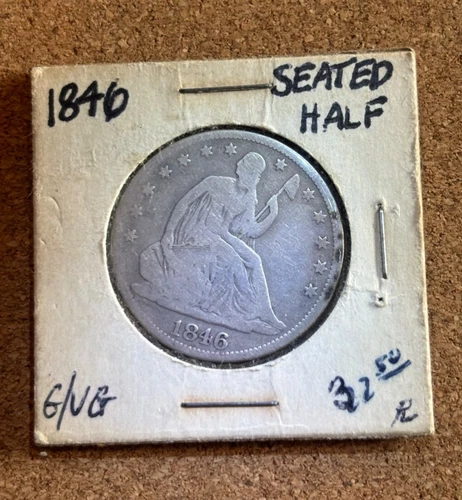 1846-P Seated Liberty Half Dollar — photo from the most recent tracked eBay sale