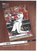 2020 Topps Series 2 Baseball Best of Topps Now Juan Soto Nationals          BTN3