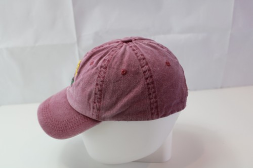 Cappellino da baseball donna GIRASOLE ricamato cinturino posteriore regolabile effetto invecchiato - Foto 4 di 6