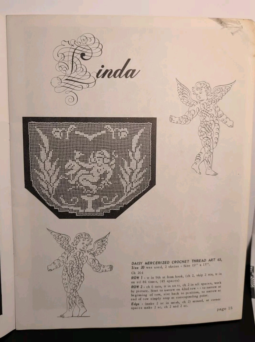 Elizabeth Hiddleson Volume 13 Crochet Pattern Booklet 1964, Pretty And Practical