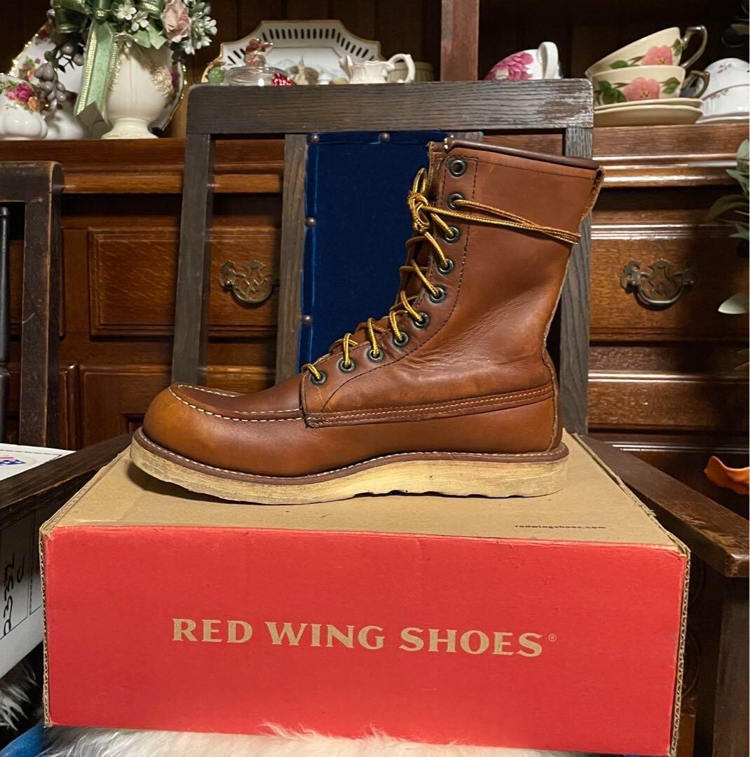 RED WING 877 CLASSIC WORK 8 inch MOC-TOE 8.5D (26.5cm) | eBay