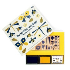 Rex London Wooden stamp set - Butterflies and Bugs