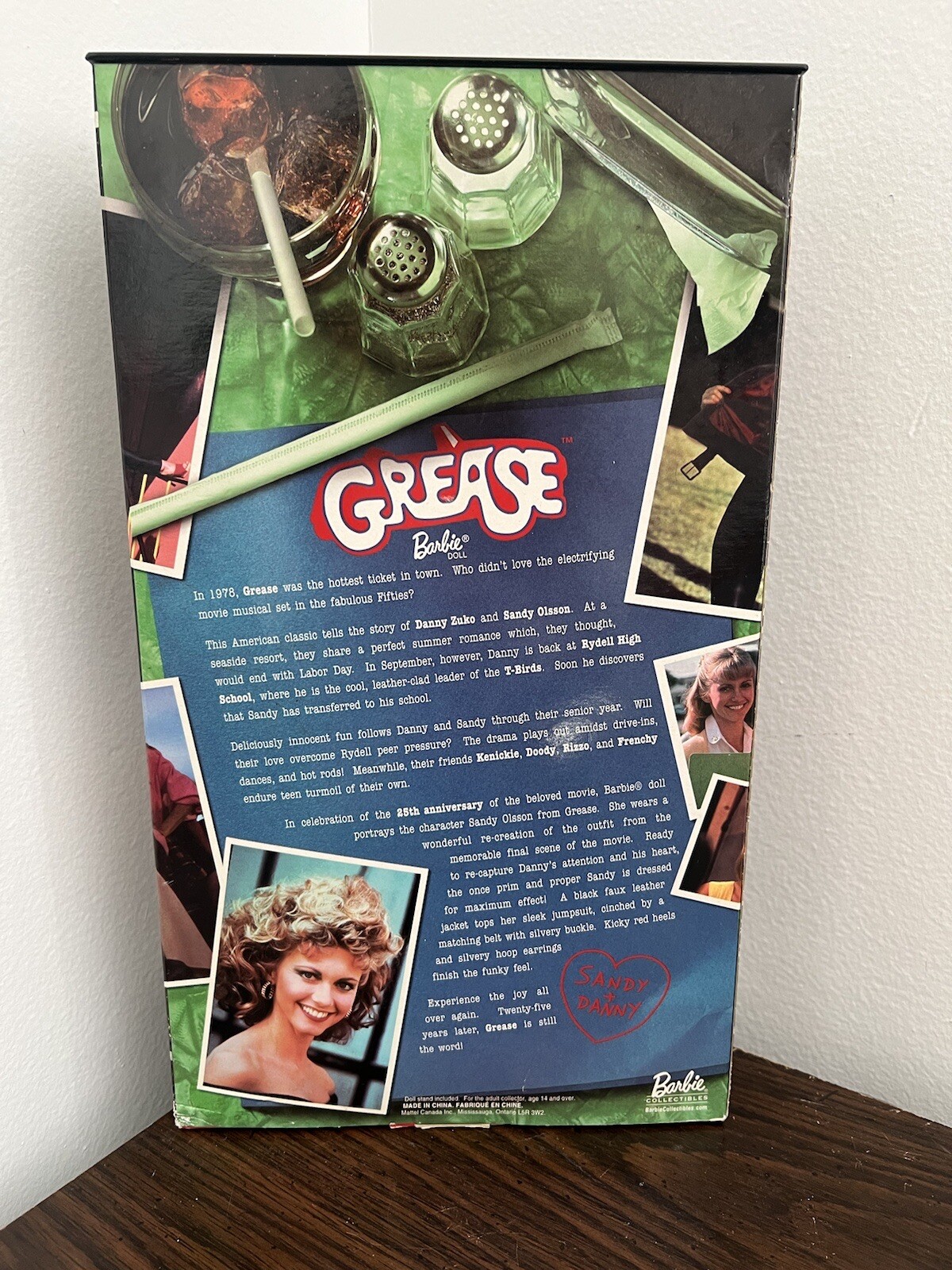 Barbie Doll as Sandy in Grease 25th Anniversary Mattel Olivia Newton