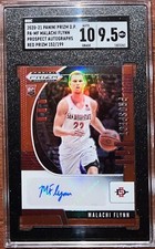 2020-21 Prizm Malachi Flynn Prospect Autographs Rookie Red Prizm /199 SGC 10/9.5