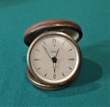 ANTICA SVEGLIA VEGLIA DA VIAGGIO VINTAGE OLD VINTAGE ALARM CLOCK  MADE IN ITALY