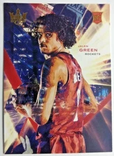 2021 Panini Court Kings Jalen Green Rookie RC #71, Houston Rockets