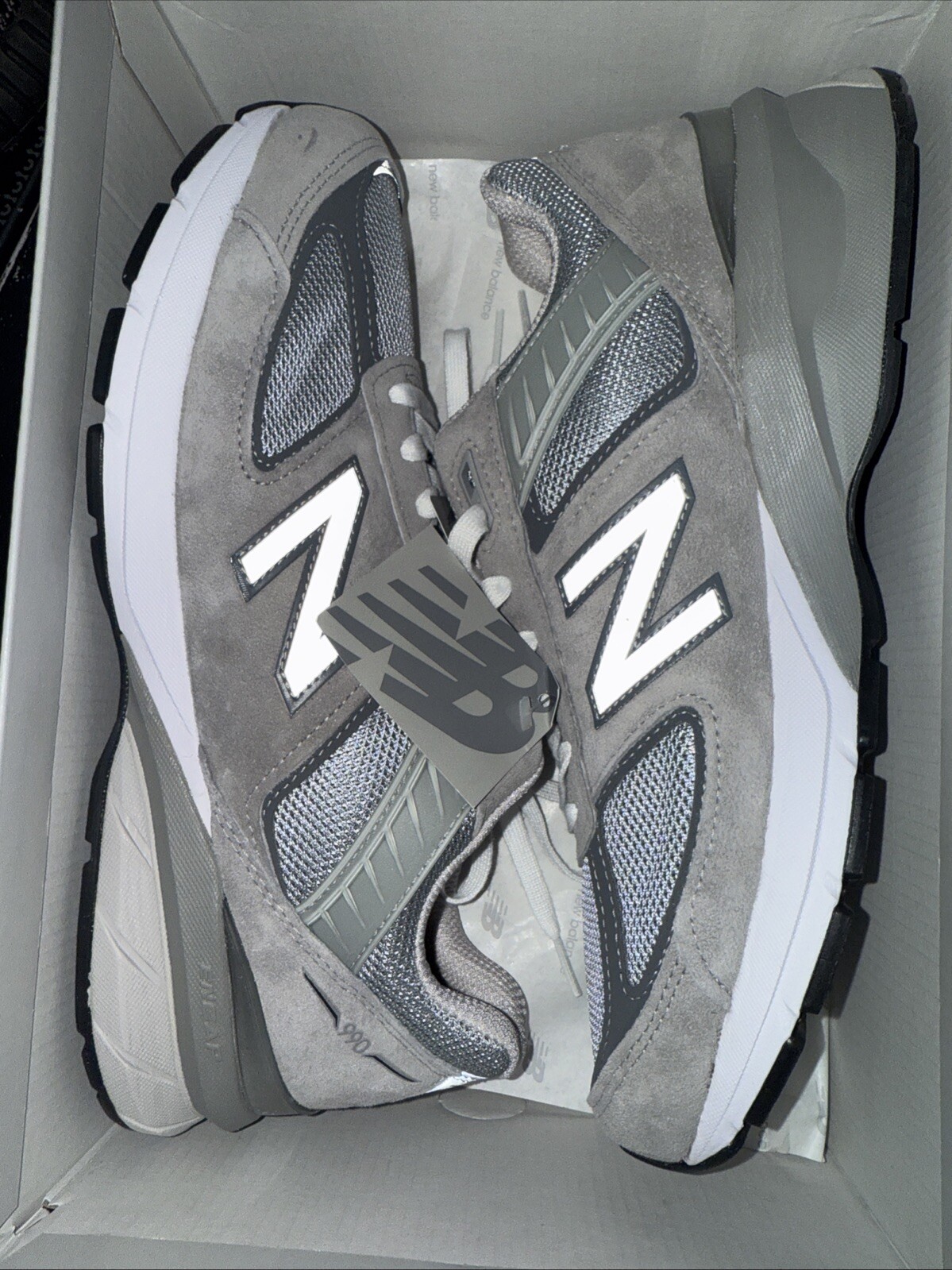 Size 11 - New Balance 990v5 Grey Brand New With Box And Goat Tag SKU: M990GL5