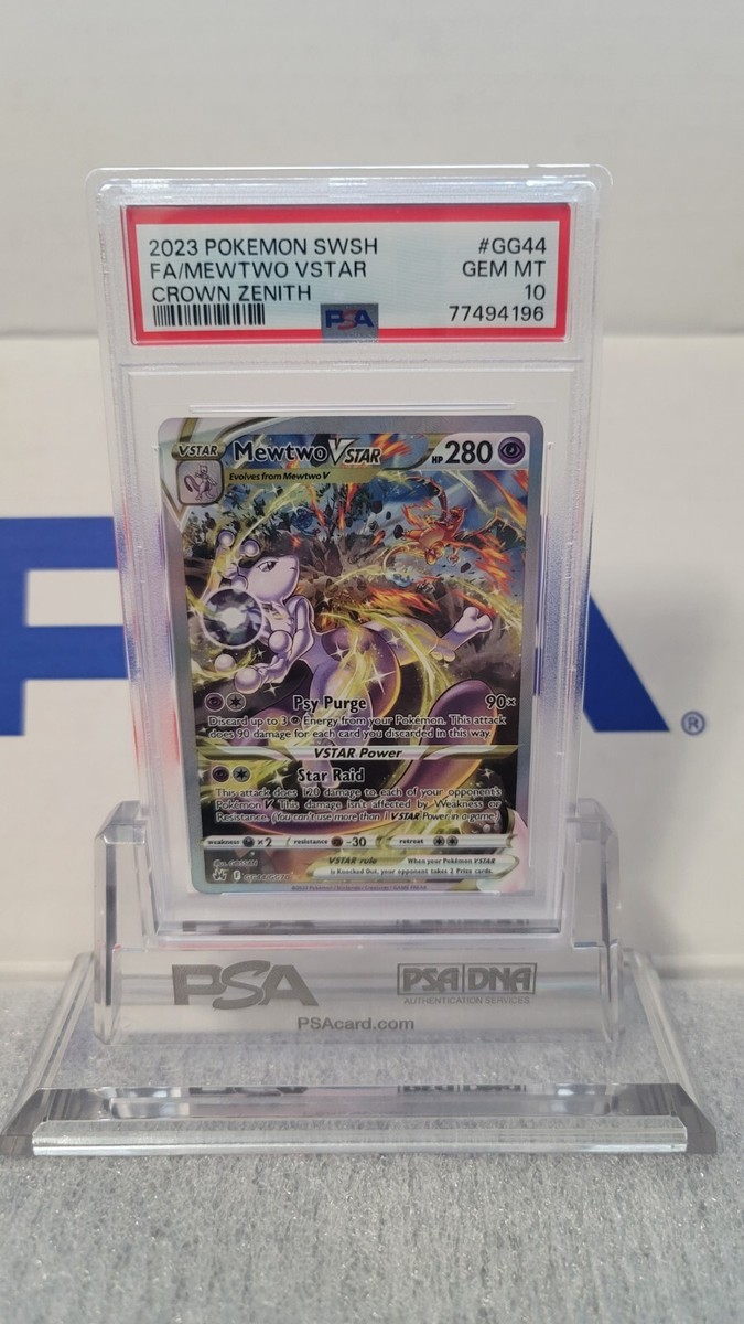 Pokemon Mewtwo VSTAR Crown Zenith Galarian Gallery Full Alt Art
