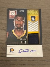 2013-14 Panini Elite Rookie Essentials Prime Solomon Hill Indiana Pacers /25