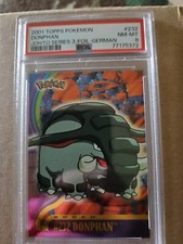 2001 Pokemon Topps Johto Series 3 - Donphan #232 Foil German - PSA 8 - POP 1! on eBay
