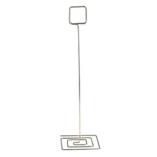 Pack of 12 Contemporary Square Base Table Number Holders - XTNHS-12