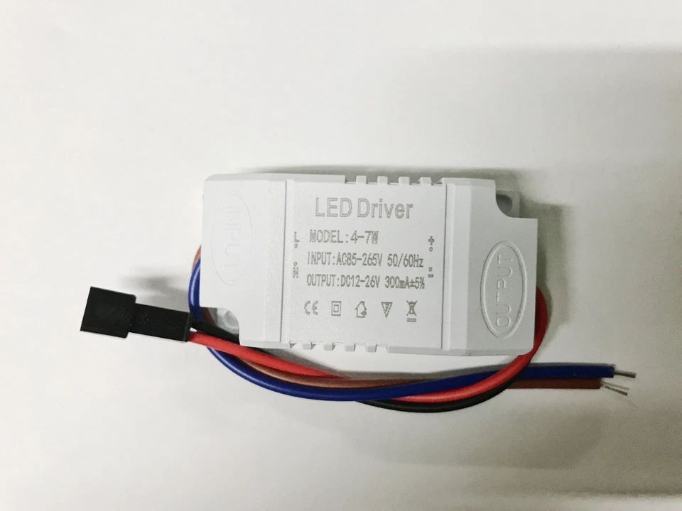 1-3W 4-7W 8-12W 12-18W 36W 300mA AC-DC Transformator LED Driver Netzteil Trafo - Image 4 of 4
