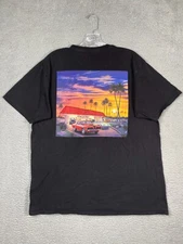 In-N-Out Burger T-shirt Mens Large California Sunset Print Short Sleeve