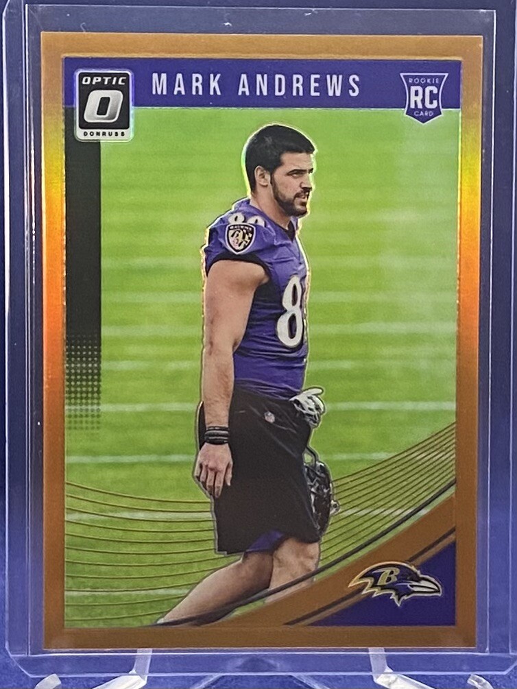 2018 Panini Donruss Optic Mark Andrews Orange Prizm RC /199 #121 Ravens Rookie