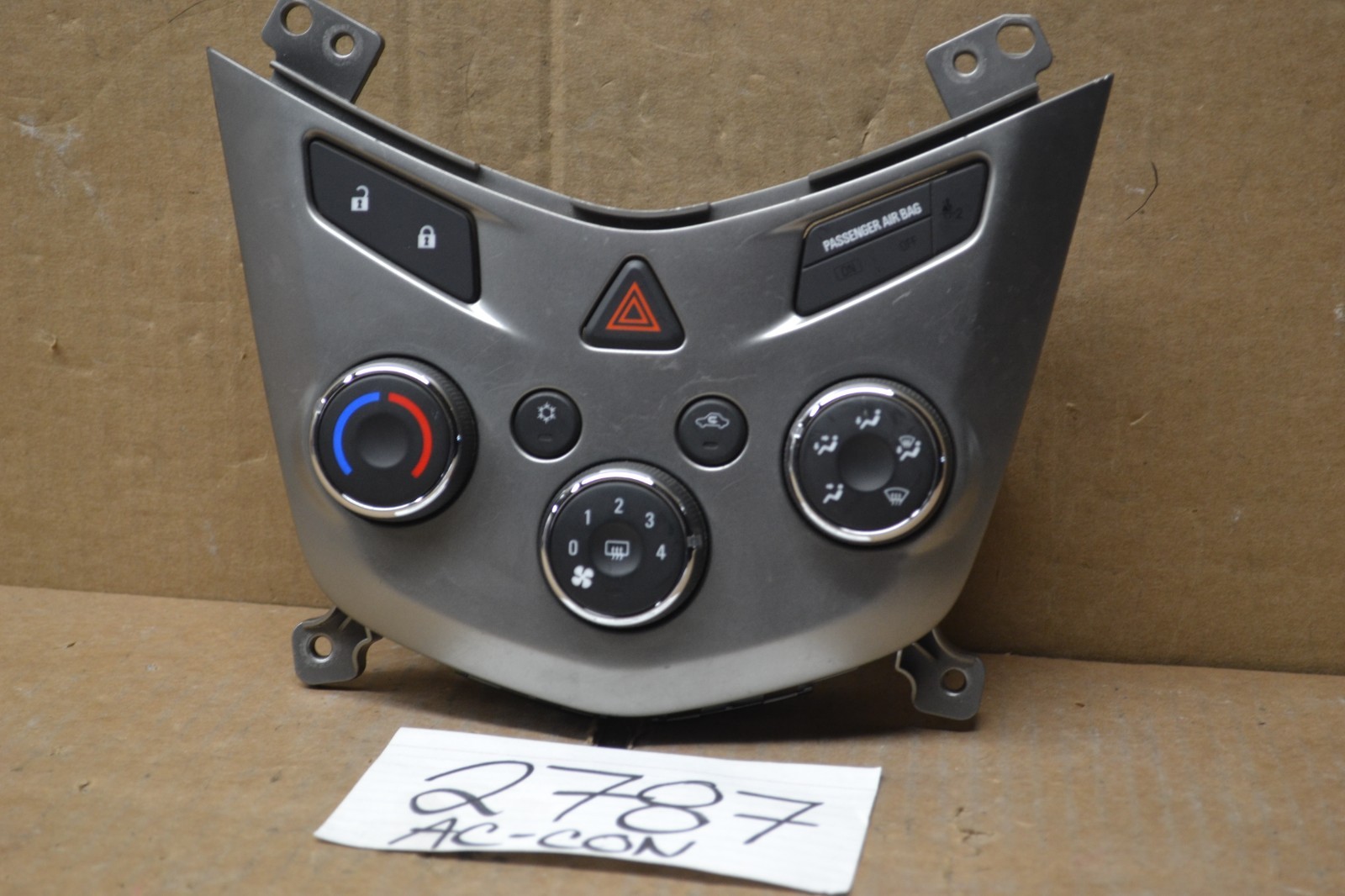 2015 2016 Chevrolet Sonic AC and Heater Control Used Stock #2787-AC 
