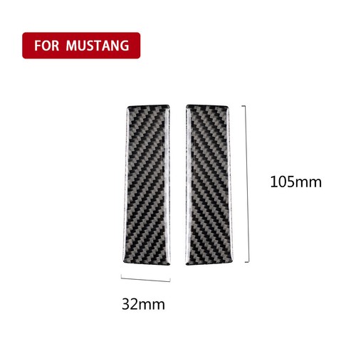 Suitable for Ford Mustang Print Carbon Fiber Central Control CD Panel Trim - Picture 9 of 9
