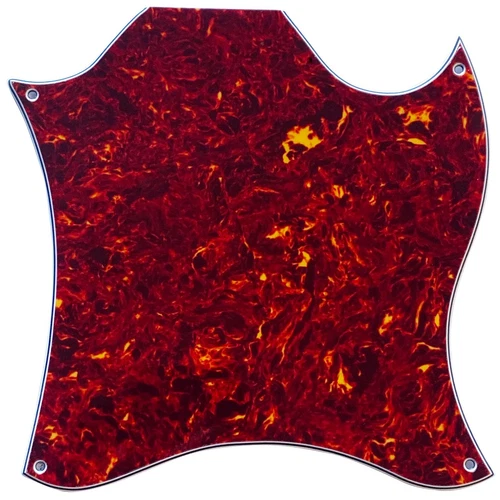 For Gibson SG Standard Blank Style Guitar Pickguard 4 Red Tortoise