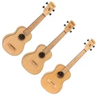 Laka Bamboo Series Ukulele & Carry Bag. Soprano/Concert/Tenor D