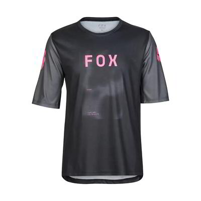 Fox Ranger Taunt Short Sleeve Youth Jersey in Black Mountain