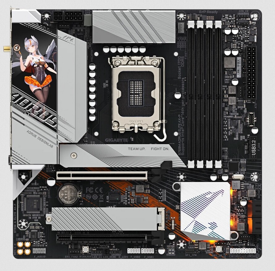 FOR GIGABYTE B760M AORUS ELITE AX-P Motherboard LGA1700 Intel 12th