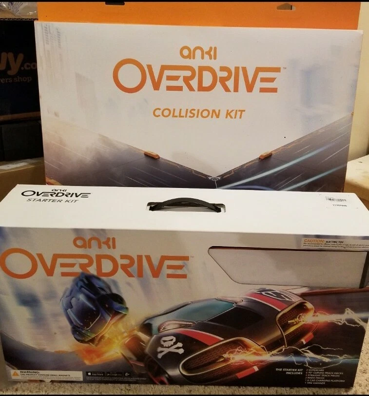 Anki overdrive Starter Kit and Collision Track Set Driving Game Fun Racing Gift