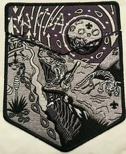 GILA OA LODGE 378 BSA YUCCA 2018 NOAC DAY OF DEAD ZOMBIE 2-PATCH GHOST DELEGATE!