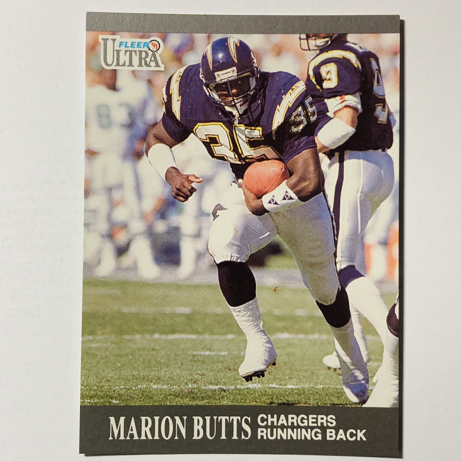 1991 Ultra Marion Butts #120 San Diego Chargers Trading Card Tc4