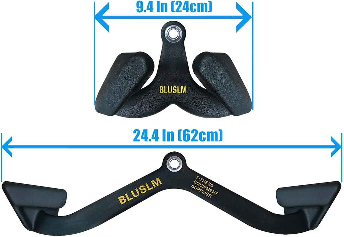 2Pcs Set LAT Pull Down Bar for Cable Machine LAT Pulldown Attachments Handle Gym