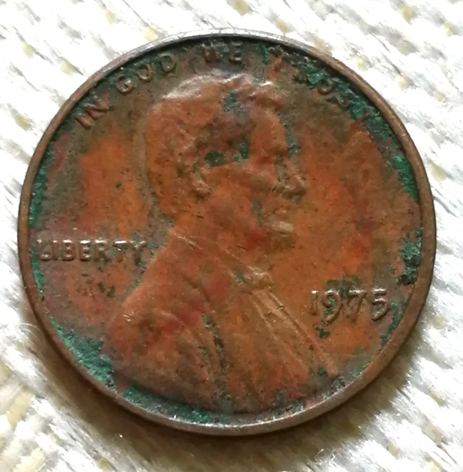 1975 USA United States 1 One cent Copper coin Abraham Lincoln Lot #2 - Image 2 of 2
