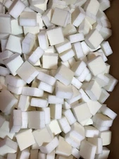 126 Pieces Disposable Mini Nail Buffer 100/180 Grit * White Sanding Blocks