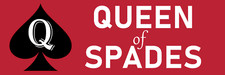 QOS Queen of Spades Magnet Large 3x10 Bumper Sticker Size BBC Femdom Hotwife