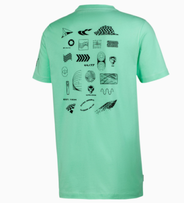 Puma Mercedes-AMG Silver Arrows Petronas Street Men's Tee Size L Green |  eBay