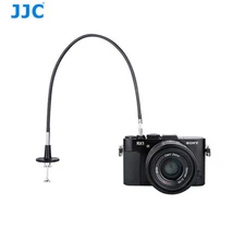 JJC TCR-40S Silver / Black 40cm Premier Threaded Mechanical Cable Release