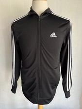 ADIDAS 2016 Official Unisex Old School 3 Stripe Full Zip Track Jacket Sz Small