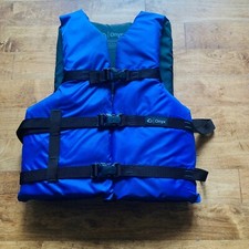 Onyx Nylon Adult Universal Life Jacket Blue 103000-500-004-12 User Weight 90lb