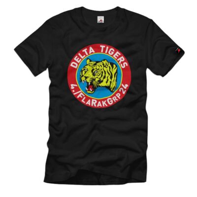 4 FlaRakGrp 24 - Delta Tigers Flugabwehr Raketengruppe 24 T-Shirt#38711