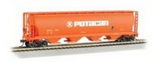 Bachmann 19141 HO Potacan 4 Bay Cylindrical Grain Hopper