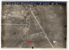 Foto WW1 Luftbild Vaucouleurs Meuse Frankreich 1918 Fliegerabt 46