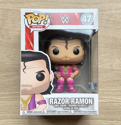 Funko Pop WWE Razor Ramon Pink #47 + Free Protector