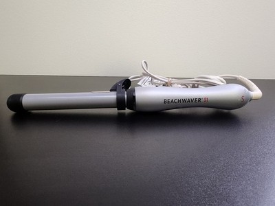 Beachwaver S1 Ceramic Dual Rotating Curling Iron Black & Silver Model BW1136S1