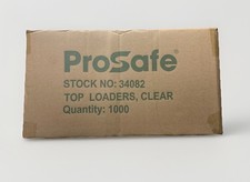 PRO Safe 3" x 4" Standard Card Size BCW TOP LOADERS Case 1000 35 Pt. Ultra Clear