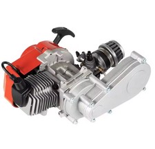 Motore Mini Moto Quad Cross 2 Tempi Testa Scomposta 49cc Con Carburatore 14 CH