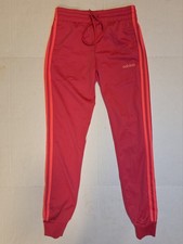 Adidas Women's 3-Stripes Essentials Jogger Pant Size XS - Pink  Orange