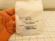 Ford Rotunda 011-r0232 Key Blank Pats Lincoln Logo Factory Sealed