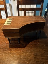 Antique Palais Royal Musical  Necessaire/Sewing Box In Piano Form C1830s